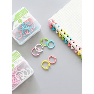 Khoen vòng 24mm Móc còng/ khuyên tròn + Bấm lỗ đóng gáy sổ ,sách, sách vải, flashcard cho bé