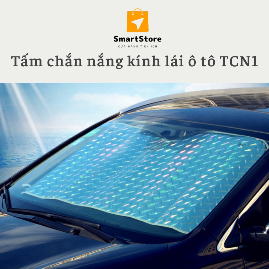 Tấm chắn nắng kính lái cao cấp xe ô tô TCN01, ngăn chặn tia UV