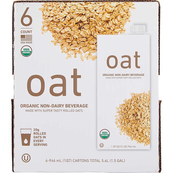 [HÀNG MỸ] COMBO 3 hộp Sữa yến mạch KIRKLAND OAT ORGANIC 946ml.