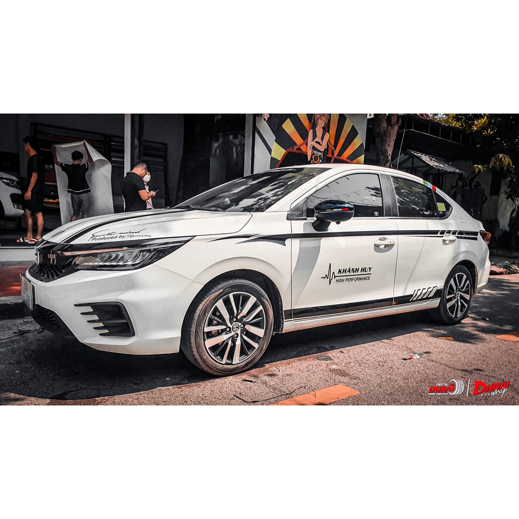 Tem dán thể thao xe Honda City