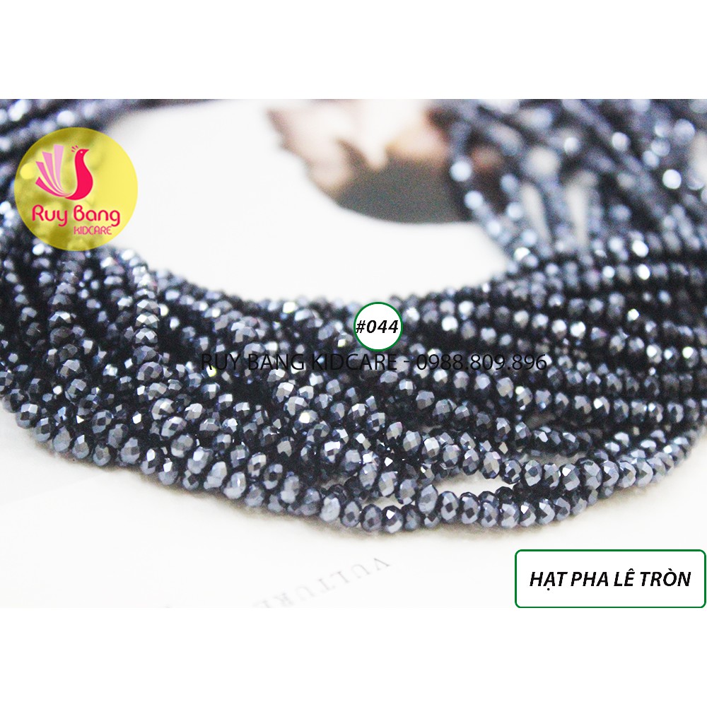 Hạt đá pha lê hình tròn 2mm