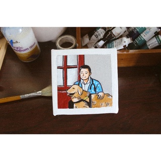 Tranh canvas 20x20cm