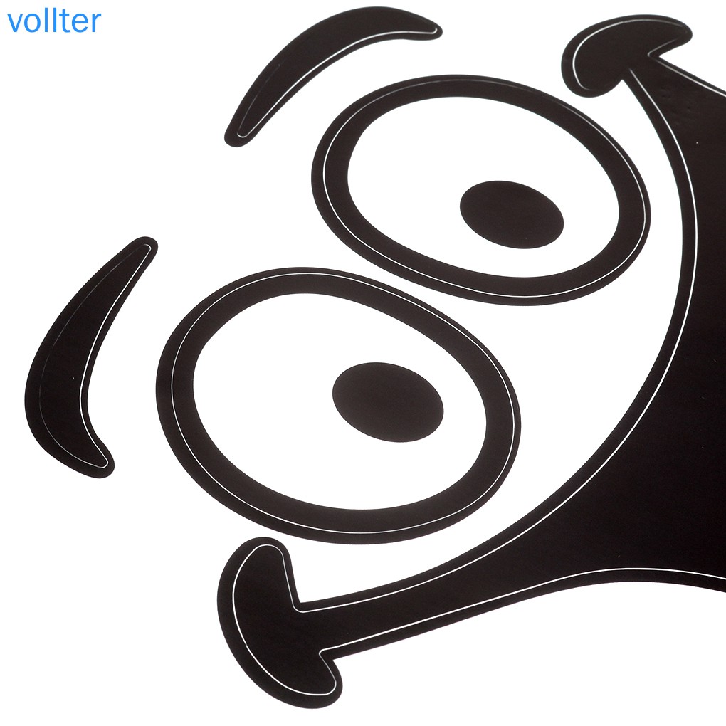 Sticker dán trang trí bồn vệ sinh đa năng hình mặt cười vui nhộn bằng PVC