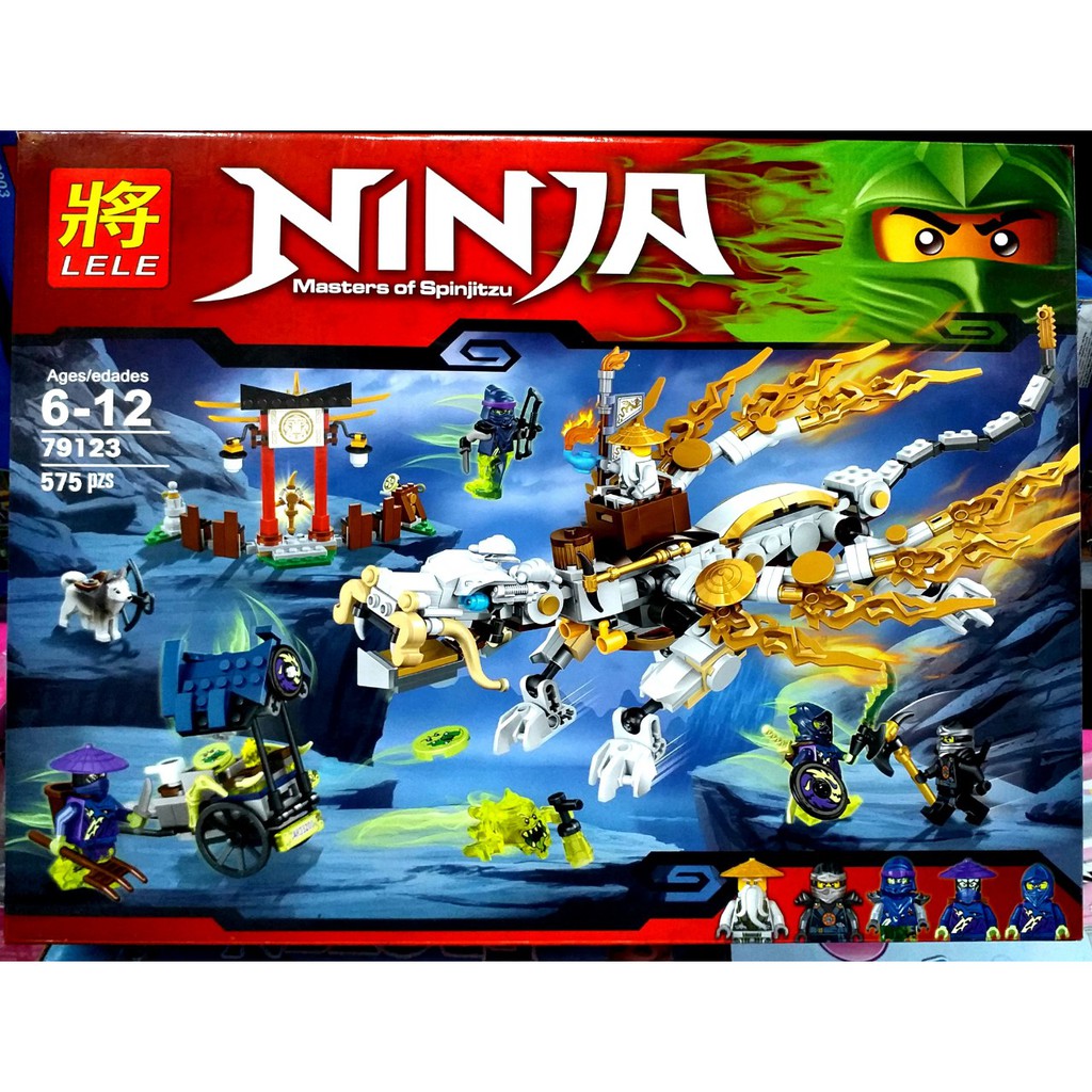 Lắp ráp Xếp hình not Lego Ninjago Rồng Chiên Đấu Thế Hệ Mới LELE 79123 (575 chi tiết)cho bé trai