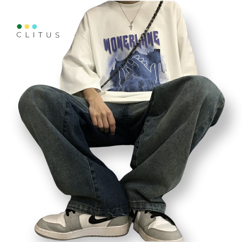 Áo Thun Unisex Nam Nữ Tay Lỡ - CLITUS FASHION