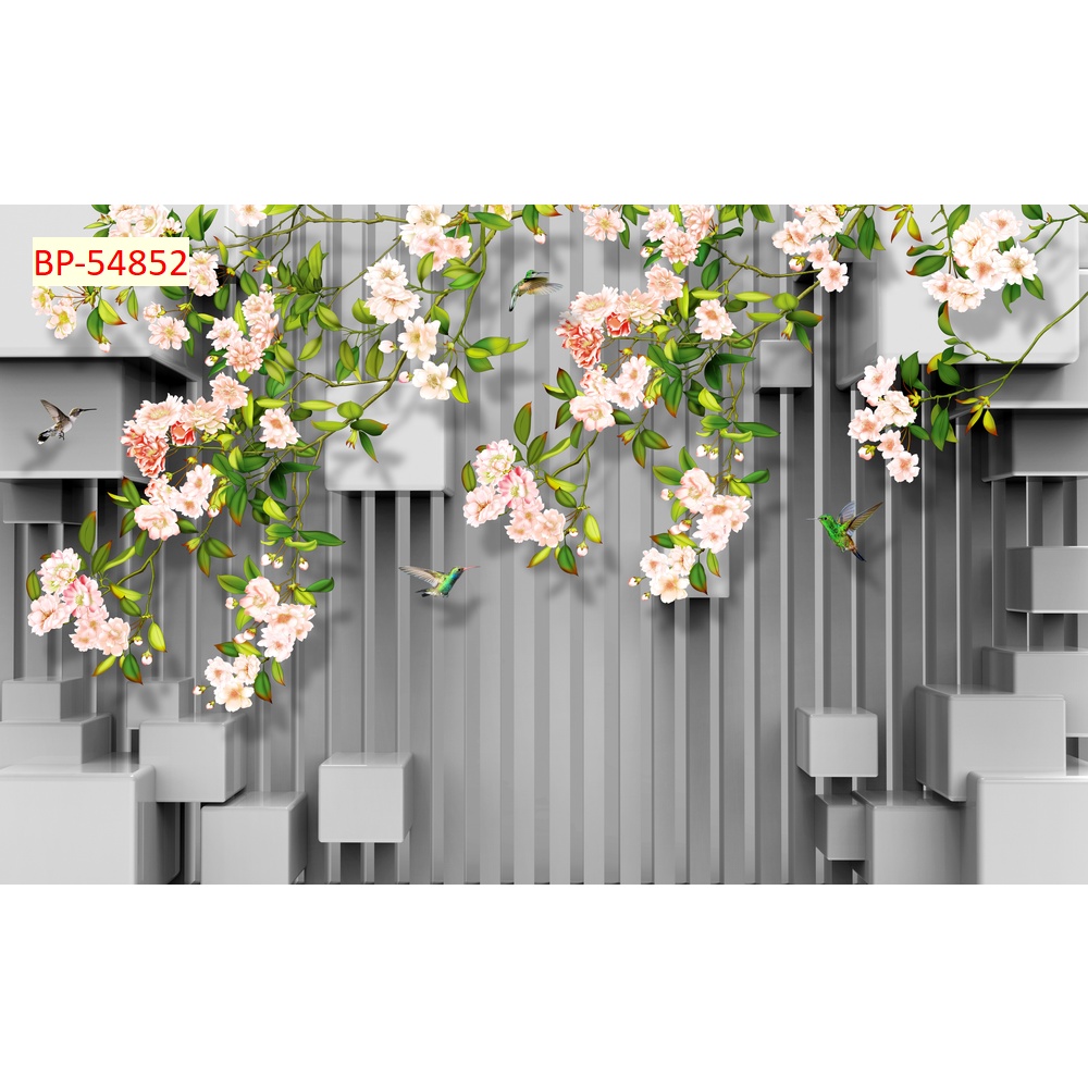 Tranh 3D Dán Tường INDOCHINE Phòng Khách, Phòng Ngủ  độc đáo