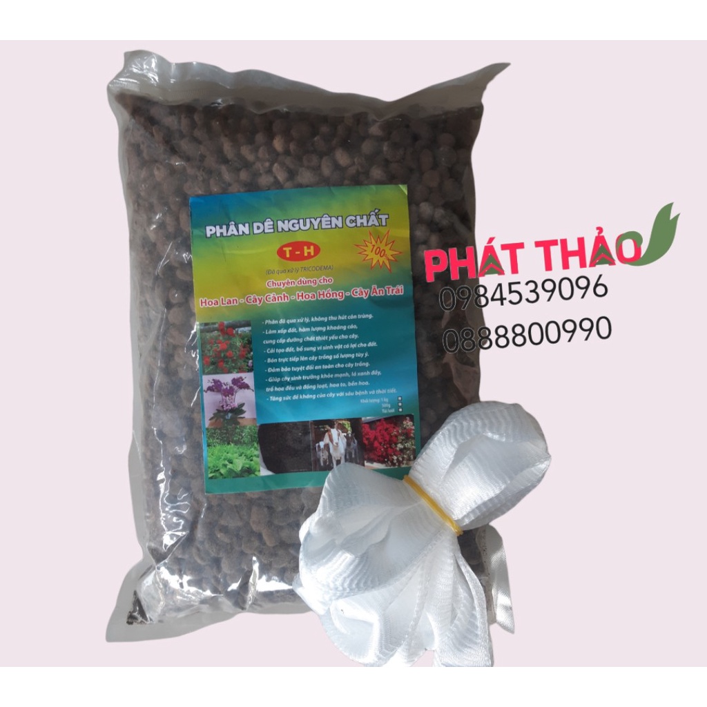 Phân DÊ đã qua xử lý bón lan - hoa - cây kiểng 1KG