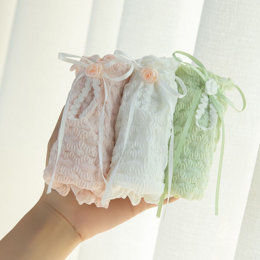 Quần lót ren nữ cao cấp tôn dáng quyến rũ, quần chíp nữ ren đính đáy may kháng khuẩn co dãn ôm mông siêu gợi cảm L2832