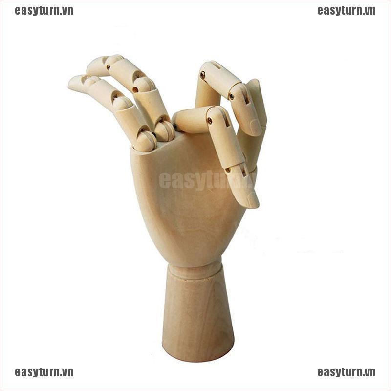 Mô hình bàn tay người làm từ gỗ 7 / 10 / 12 inch có thể cử động