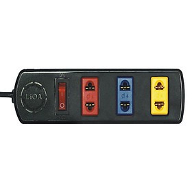 Ổ cắm liền dây Lioa 3 lỗ, 4 lỗ, 6 lỗ