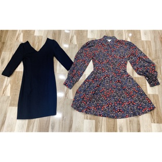 Đầm body thun đen cổ v size s n3110 pass 80k đầm xoè dài tay hoạ tiết size m n3110 pass 80k