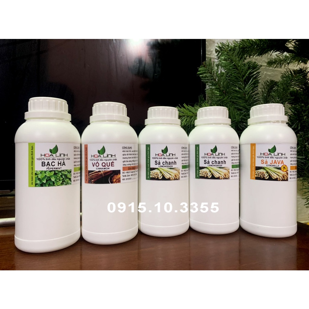 1 lít - Tinh dầu tràm đặc biêt , cam kết 100% nguyên chất ( Hoa Linh)
