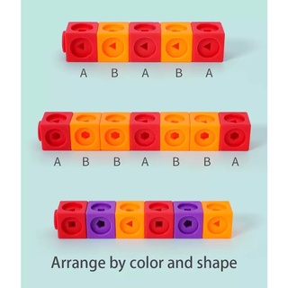Math link cube- đồ chơi Montessori