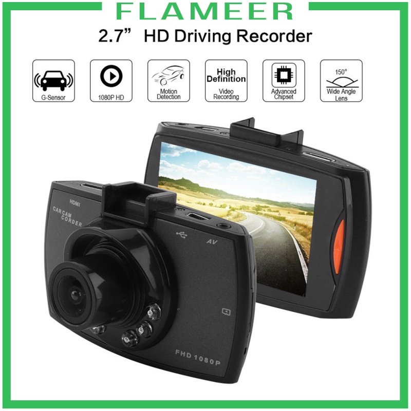 [FLAMEER] HD Dash Cam Car DVR Camera Video Recorder Dash  IR 480p Motion Detection Sensor | BigBuy360 - bigbuy360.vn