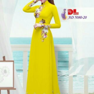 Vải áo dài in 3D bộ