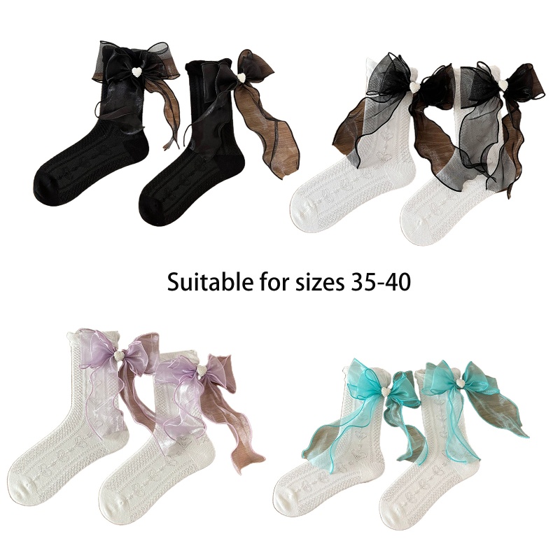 Xixi Tất Ống Lửng Thiết Kế Đục Lỗ Phong Cách Harajuku Xinh Xắn