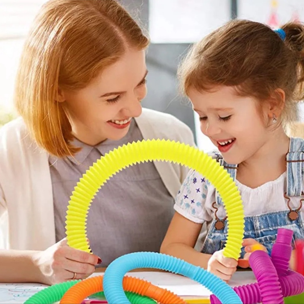 Pop-it Đồ Chơi Ống Đồ Chơi Bóp Giảm Căng Thẳng Pop Cảm Biến Bằng Ngón Tay / Ống Cảm Biến * * Sẵn Sàng Để Tàu Thuyền * * Fidget Pop Giảm Căng Thẳng / Nhỏ Và Lớn