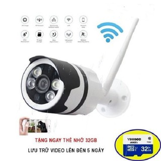 Camera Wifi Yosee Ngoài Trời Xem Ban Đêm Có Màu Tặng Kèm Thẻ Nhớ 32GB
