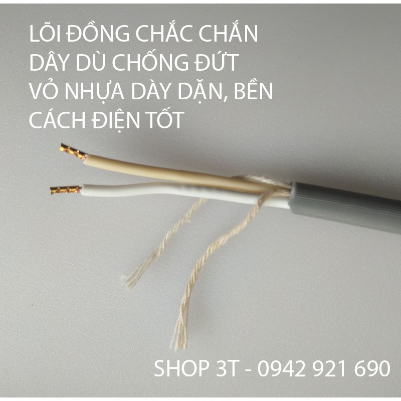 Dây nguồn đa năng loại tốt, có dây dù chống đứt, chịu tải cao