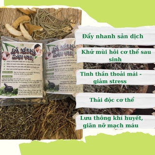 Lá Xông Phụ Sản Sau Sinh - Khử mùi hôi bà bầu, giữ ấm cơ thể