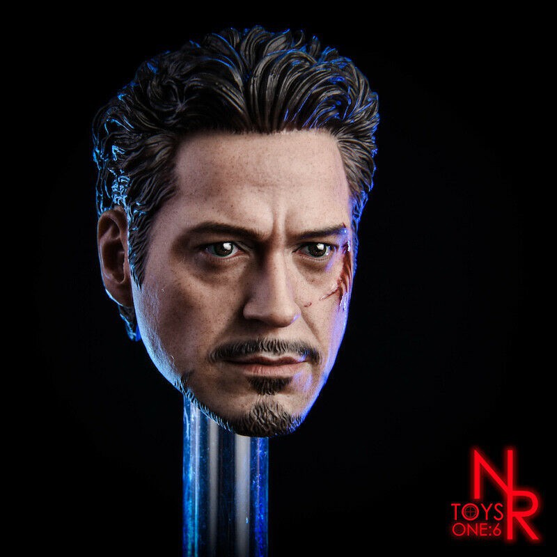 Mô hình đầu nhân vật Tony Stark MK5 2.0 tỉ lệ 1/6 12"
