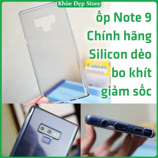 Ốp lưng Note 9 chính hãng Samsung Silicon dẻo trong suốt chuẩn zin theo máy chống va đập