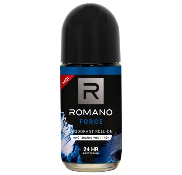Combo Xịt và lăn ngăn mùi toàn thân cho Nam Romano Force