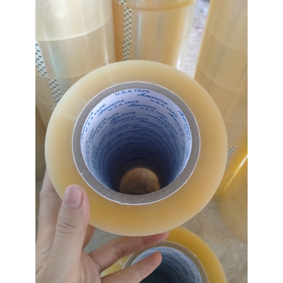 BĂNG KEO TRONG/ĐỤC 1KG8/ 6 CUỘN - SIÊU DÍNH, SIÊU DAI