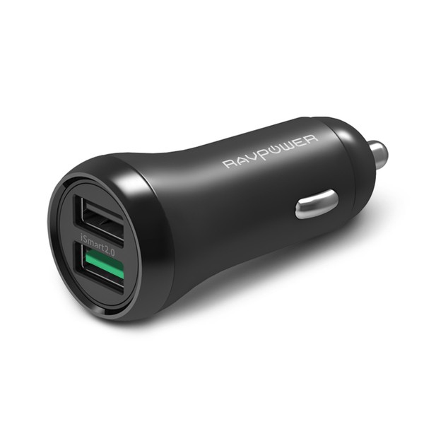 Tẩu sạc ô tô 2 cổng Ravpower RP-PC088 có Quick charge 3.0