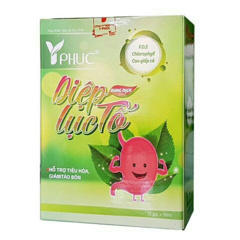DIỆP LỤC TỐ Y PHÚC - Hỗ trợ tốt cho hệ tiêu hóa, giảm táo bón, bổ sung chất xơ, kích thích hệ tiêu hóa và nhuận tràng