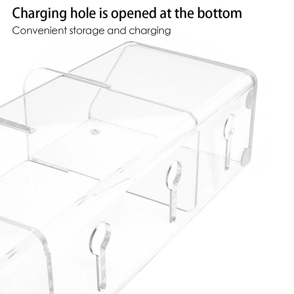 LAKAMIER Giá Đỡ Điều Khiển Từ Xa 4 Lỗ Bằng Acrylic Tiện Dụng