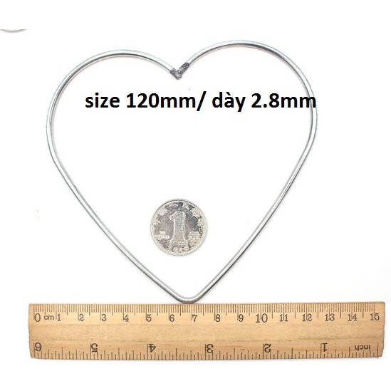 Vòng tròn, trái tim, ngôi sao từ 11-20cm làm dreamcatcher đủ loại