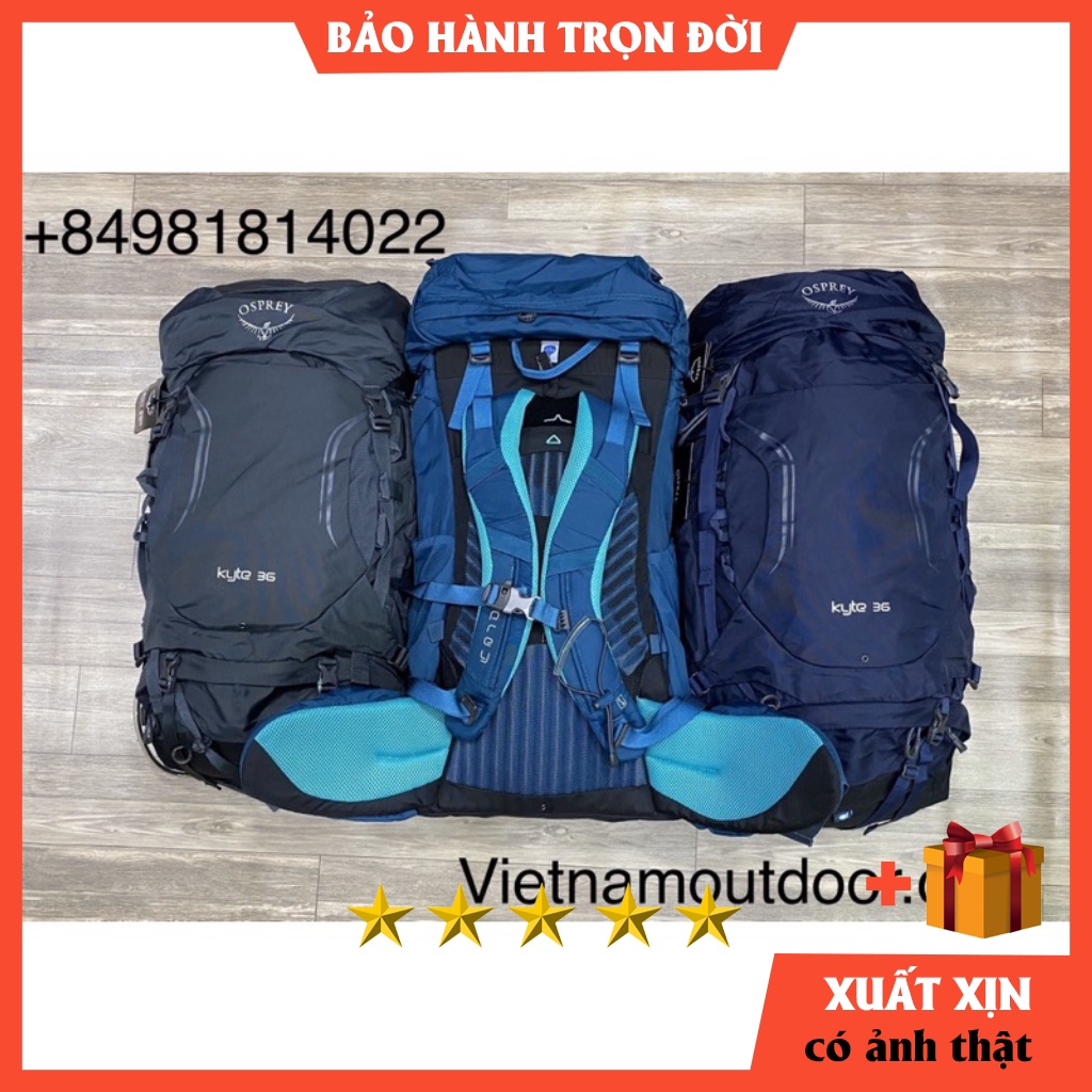 Balo Du Lịch trekking Osprey Kyte 36 - balo osprey - balo phượt [BẢO HÀNH TRỌN ĐỜI]