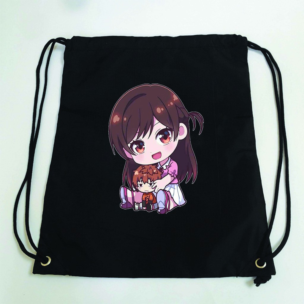 Balo dây rút in hình Kanojo, Okarishimasu - Dịch Vụ Thuê Bạn Gái anime chibi thời trang