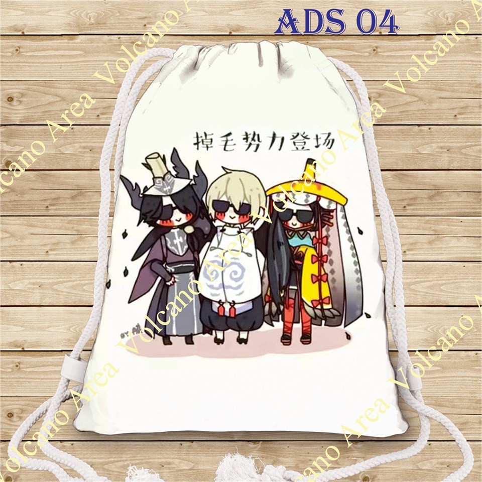 Balo dây rút Âm Dương Sư (3 mẫu) - in theo yêu cầu Anime, Manga, Game Onmyoji, Tỳ mộc đồng tử, Tử thôn, Đại thiên cẩu