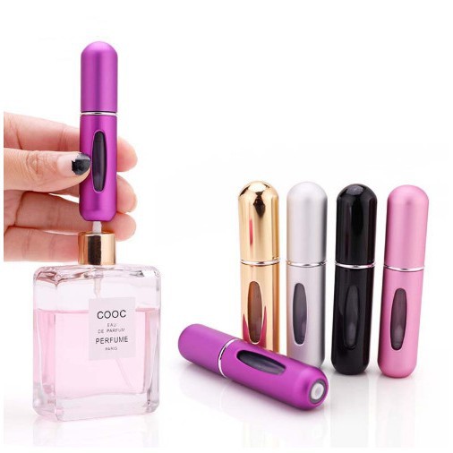 Chai xịt nước hoa mini 5ml có thể châm đầy lại dùng khi đi du lịch