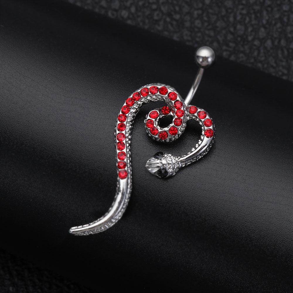 NIUYOU Khuyên RốN HìNh RắN BằNg ThéP Không Gỉ MớI