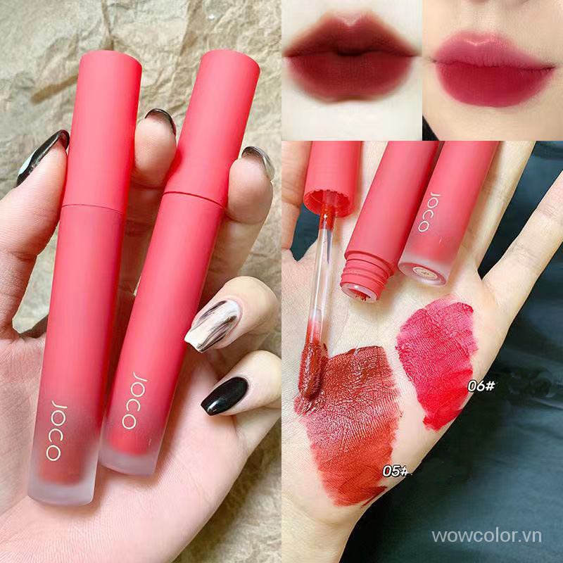 [Hàng mới về] Son môi JOCO chống thấm nước độc đáo cao cấp 6 màu tùy chọn
