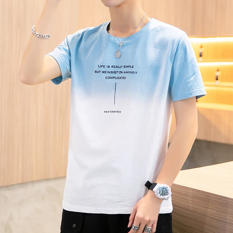 Set Bộ 2 Món Quần Shorts + Áo Thun Nam Chất Vải Thun CB2_MAT174TH_MSH001THDEF6 (Loang Life Simple + 3 Kẻ Ngang)