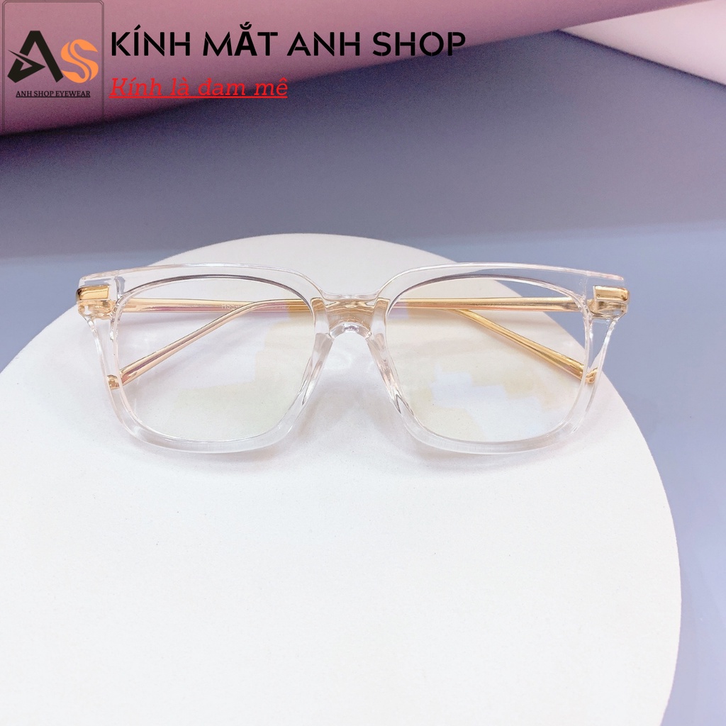 Kính vuông to chất liệu nhựa càng kính kim loại 55-01