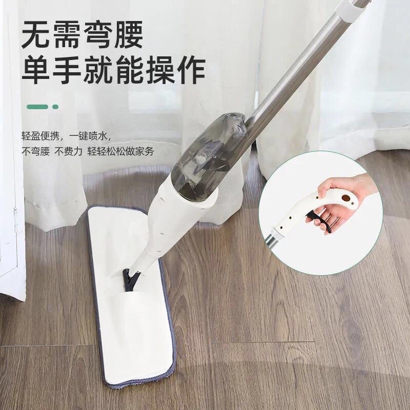 Cây lau nhà phun sương 360 độ, ko cần dùng thùng siêu tiện lợi