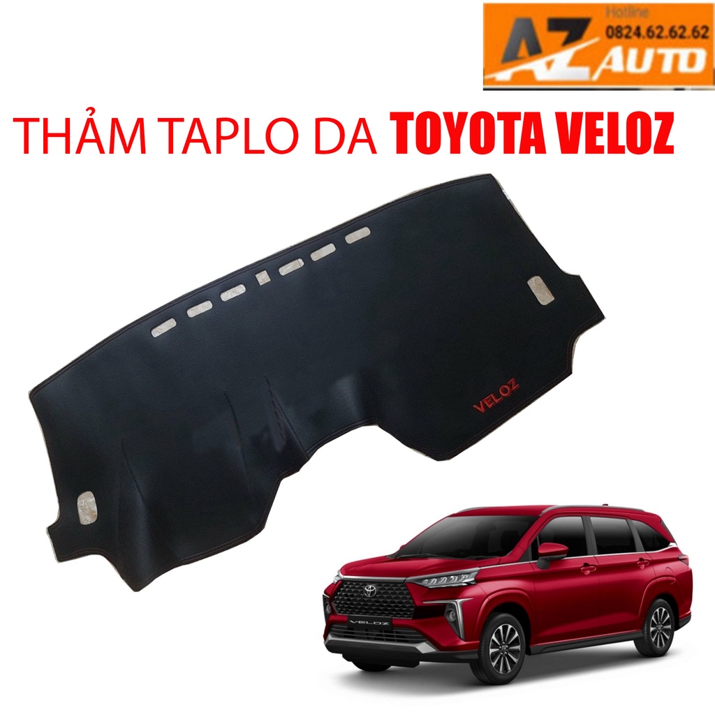 Thảm Taplo Da vân Carbon Cao Cấp cho xe Toyota Veloz Cross đời 2022