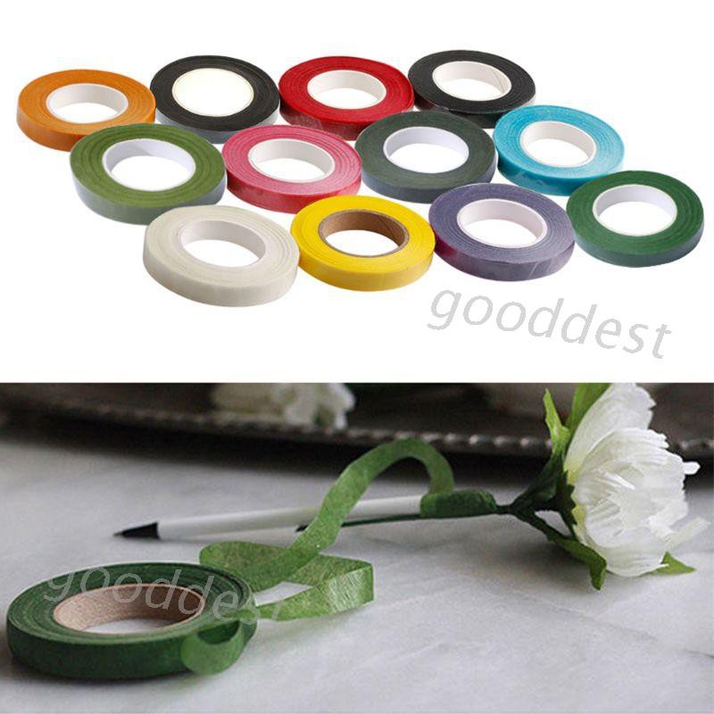 Good Floral Stem Wrap Florist Artificial Flower Metallic Tape Wireband Craft Art