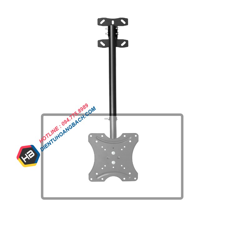 Giá Treo Tivi Thả Trần DJ01 / E510 24 - 43 Inch - Xoay 360 Độ - Giá Treo Tivi Ngược Trần Chuyên Dụng