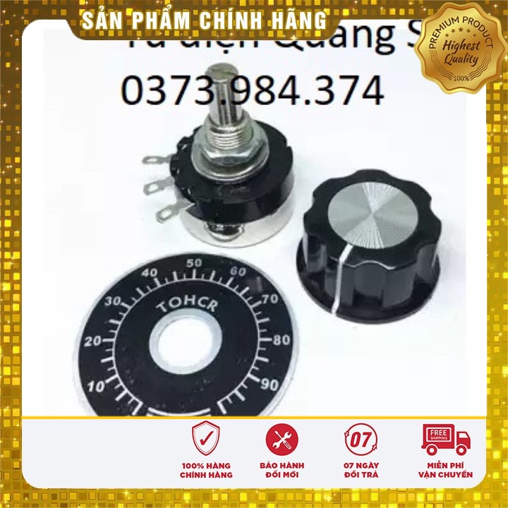 Biến trở tocos RV24YN 20S, Biến trở xoay, Triết áp Tocos Tặng kèm vạch chia
