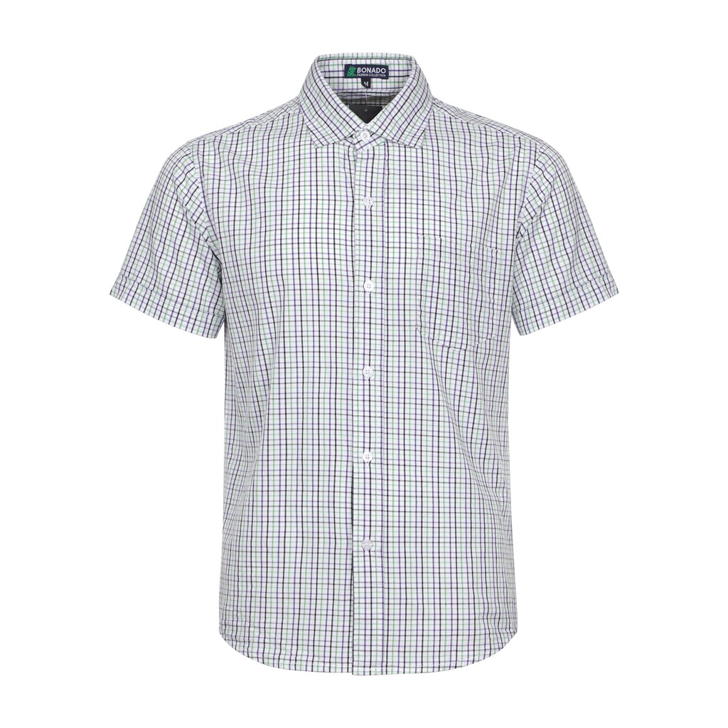 [Mã FAMALLT5 giảm 15% đơn 150K] Áo sơ mi nam caro cao cấp ngắn tay Bonado BNT205 | BigBuy360 - bigbuy360.vn