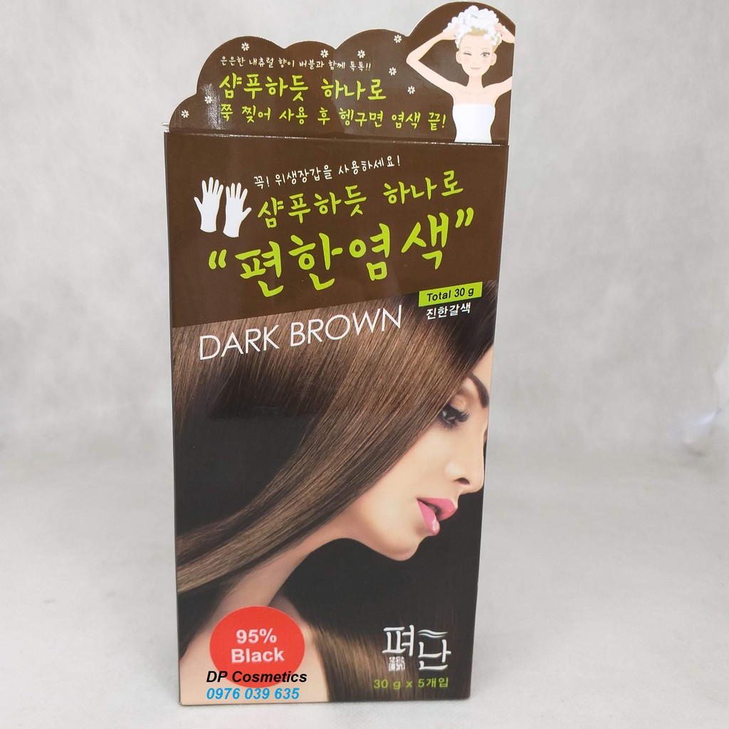 Gội nhuộm nâu đen Hàn Quốc PYEONAN_01 gói | BigBuy360 - bigbuy360.vn