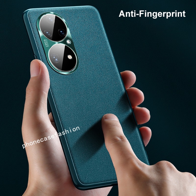 Ốp Điện Thoại Da Chống Sốc Màu Trơn Sang Trọng Cho Huawei Nova 9 Se Pro P50 Honor 60 50 Pro