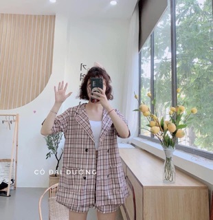 Sét vest kẻ hot hit