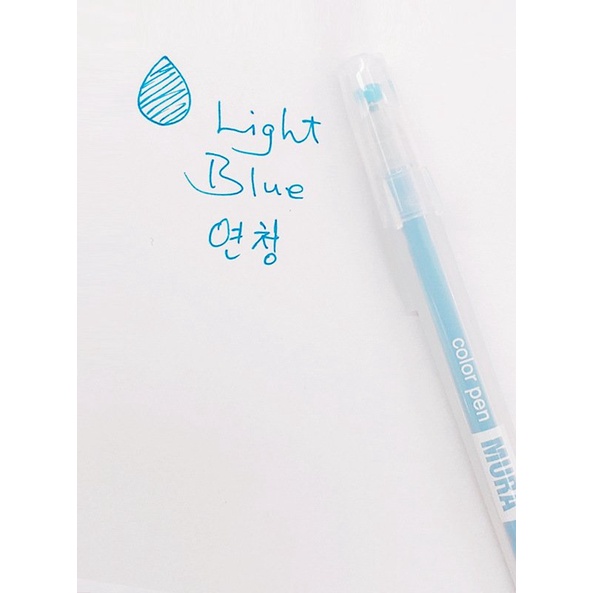 Bút Bi Nước, Bút Gel Đầu 0.5mm Trong Suốt Màu Macaron Phong Cách Hàn Quốc